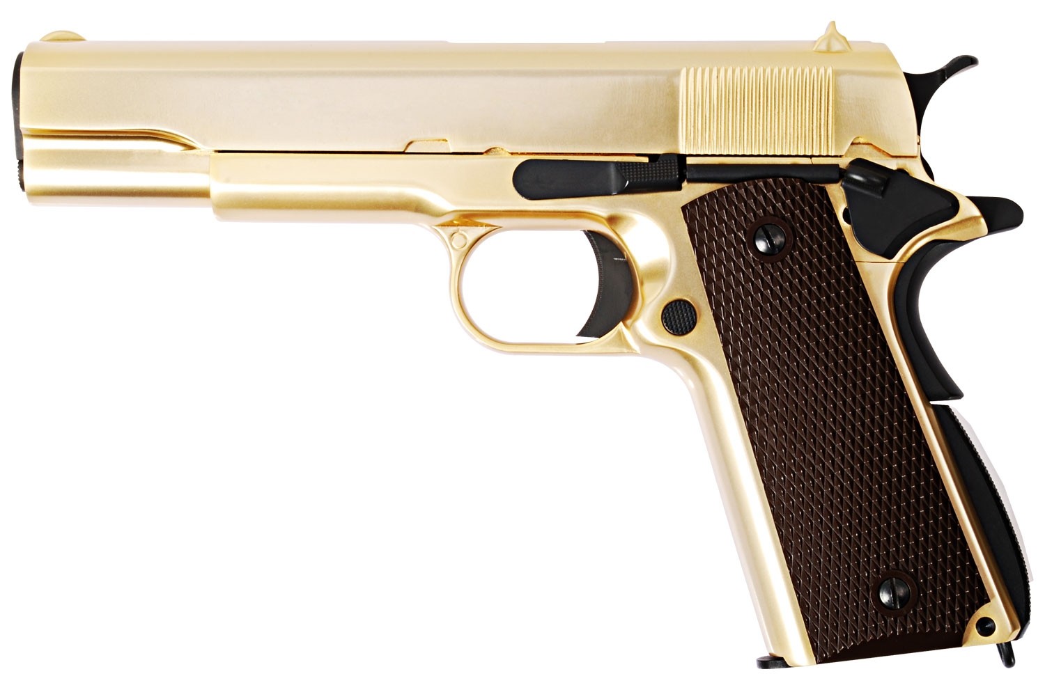 WE-E007-M1911A1 Gas Blow Back Pistol (Gold )