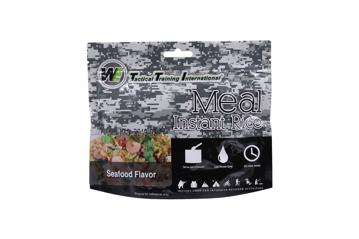 WE Tactical International Instant Rice - Seafood Flavor